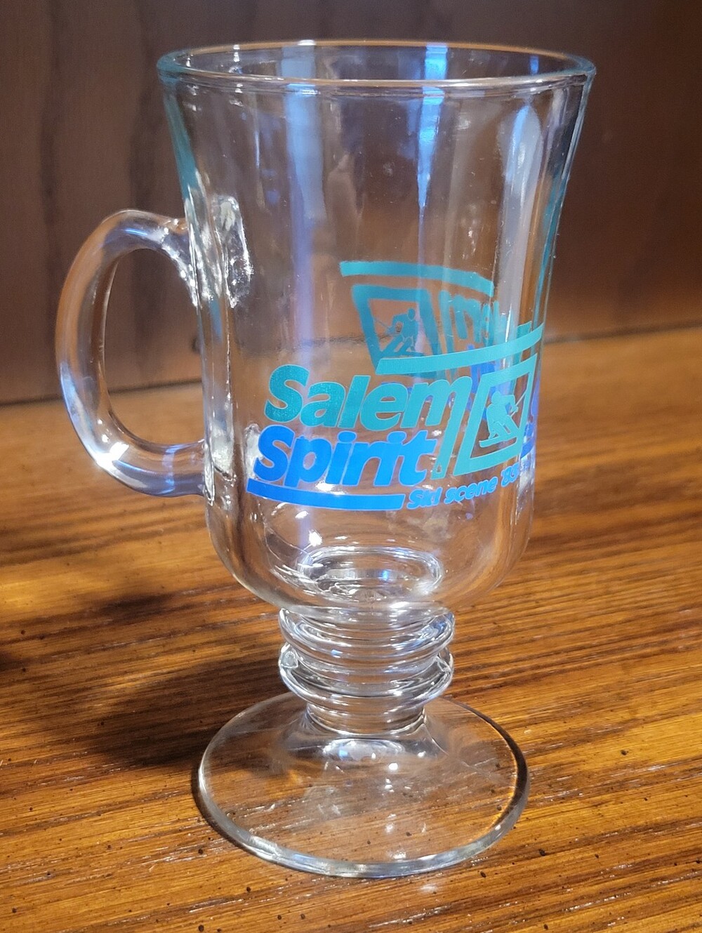Vintage Salem Cigarettes Salem Spirit Ski Scene '83 Glass Mug